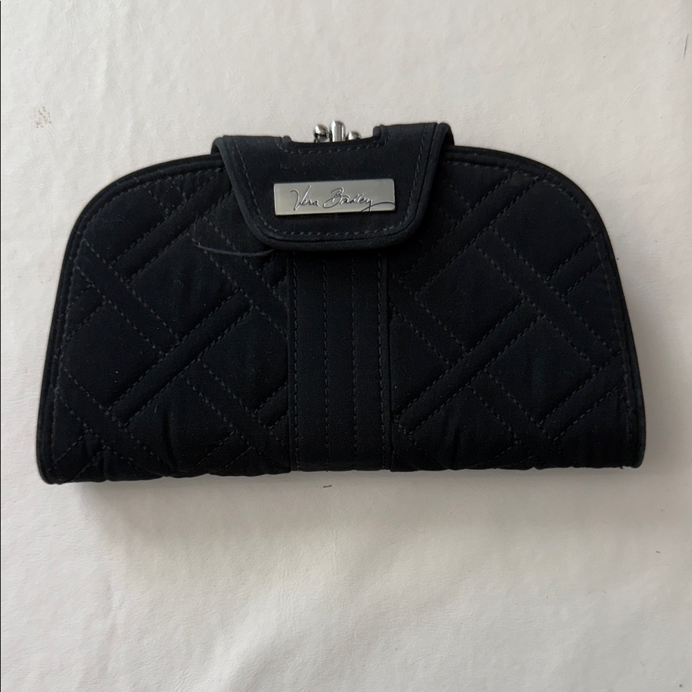 Vera Bradley Black Quilted Wallet